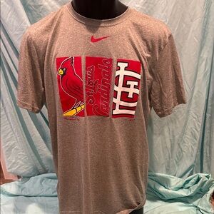 Nike Gray St. Louis Cardinals Graphic Tee